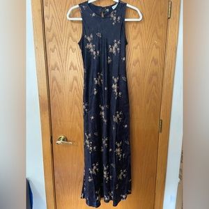 Vintage 90s long floral dress